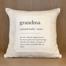 Load image into Gallery viewer, Grandma Definition Pillow
