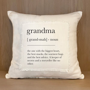 Grandma Definition Pillow