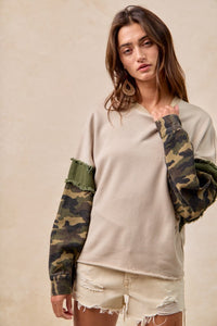 Having A Great Time Top Camo