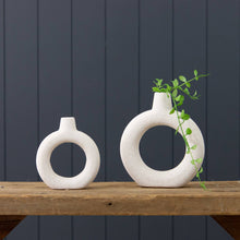 Load image into Gallery viewer, Textured Donut Vases
