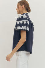 Load image into Gallery viewer, Catcha Latter Top Navy
