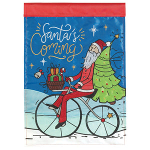 Santa Garden Flag