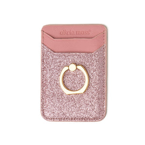 Glitter Ring Cling Cardholder