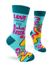 Load image into Gallery viewer, Badass Bitch Women&#39;s Socks
