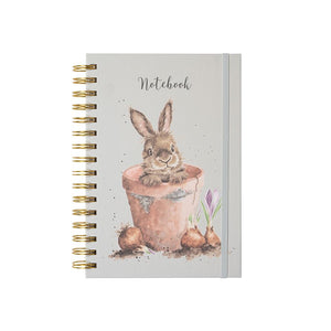 Small Flower Pot Rabbit Notebook