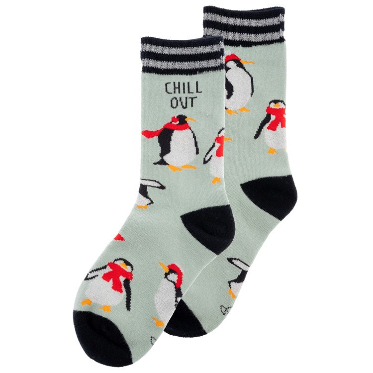 Penguin Holiday Socks