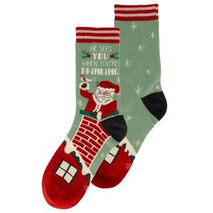 Holiday Santa Socks