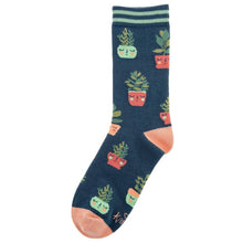 Load image into Gallery viewer, Crazy Plant Lady Socks
