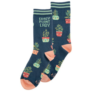 Crazy Plant Lady Socks