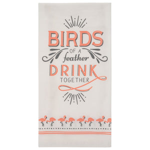 Cheecky Flour Sack Towel Drink Together