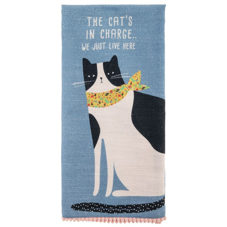 Electric Tea Towel Cat