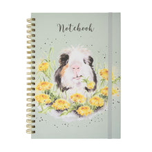 Load image into Gallery viewer, Large Dandy Day Guinea Pig Notebook
