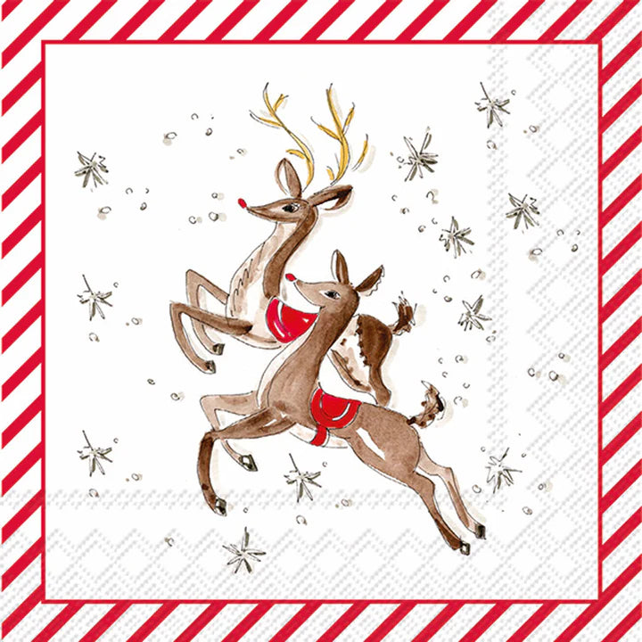 Reindeer Cocktail Napkins