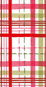 Merry Berry Plaid Guest Napkin
