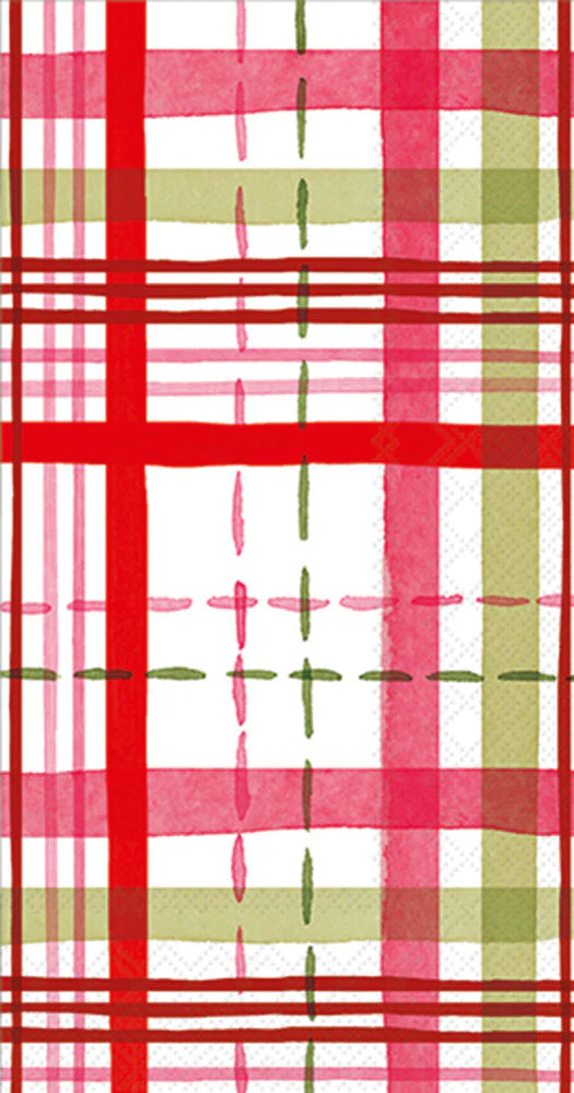 Merry Berry Plaid Guest Napkin