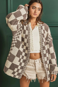 Checking The Box Cardigan