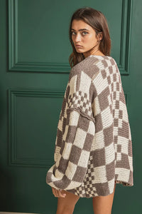 Checking The Box Cardigan