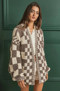 Checking The Box Cardigan
