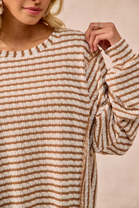 Hello Stranger Top Camel