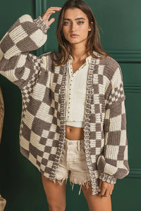 Checking The Box Cardigan