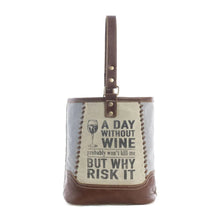 Load image into Gallery viewer, Why Risk It Double Wine Bag
