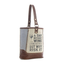 Load image into Gallery viewer, Why Risk It Double Wine Bag
