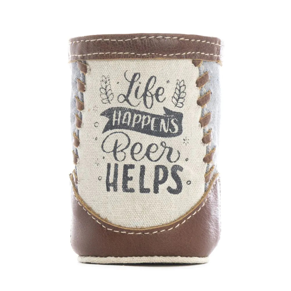 Life Happens Beer Can Coosie