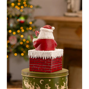 HoHoHo Santa Chimney Container