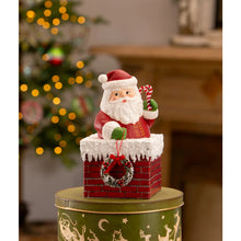 Load image into Gallery viewer, HoHoHo Santa Chimney Container
