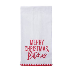 Merry Christmas Bitches Towel