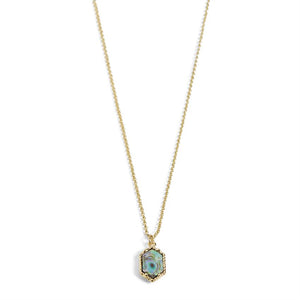 Abalone Hexagon Necklace