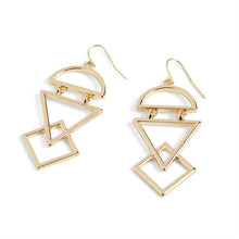 Load image into Gallery viewer, Geometric Earrings Gold
