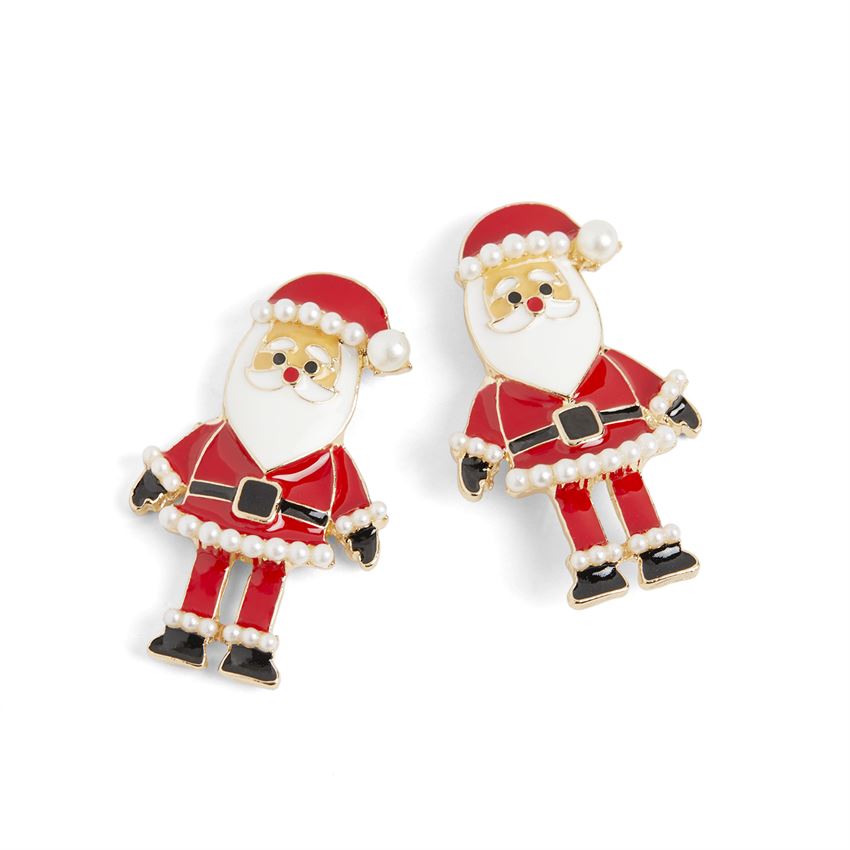 Sassy Santa Earrings