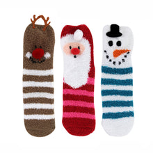 Load image into Gallery viewer, Fuzzy Christmas Socks
