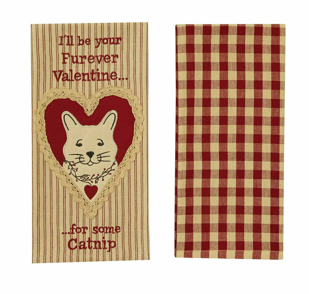 Cat Nip Valentine Towel