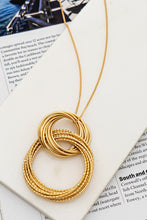 Load image into Gallery viewer, Hoop Cluster Necklace

