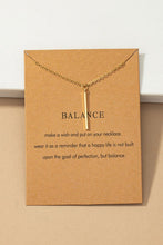 Load image into Gallery viewer, Balance Necklace
