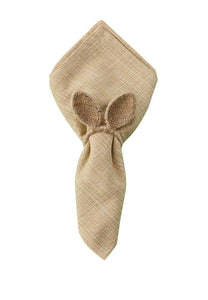 Burlap Bunny Ears Napkin Ring