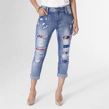 Load image into Gallery viewer, OMG Boyfriend Patch Denim
