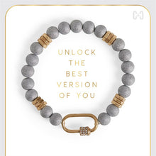 Load image into Gallery viewer, Moonstone Luxe Padlock Bracelet
