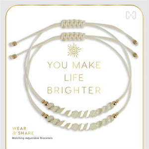 Sharing Life Brighter Bracelet