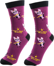 Load image into Gallery viewer, Bat Shit Crazy Socks S/M
