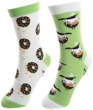 Load image into Gallery viewer, Unisex Coffee and Donut Socks S/M
