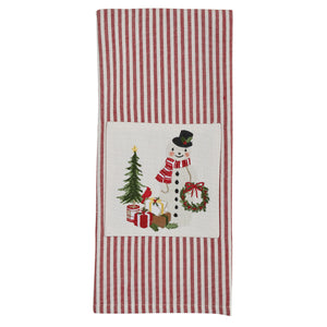 Snowman Tree Towel