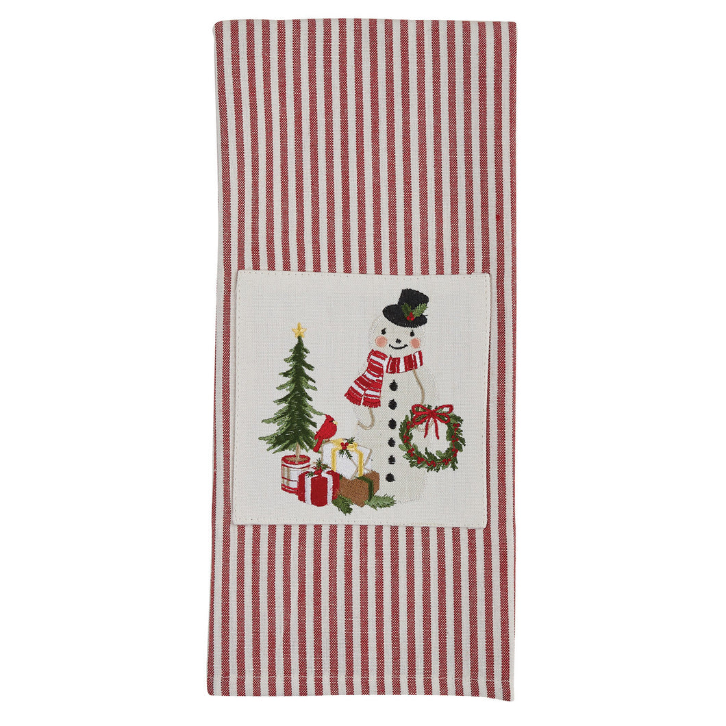 Snowman Tree Towel