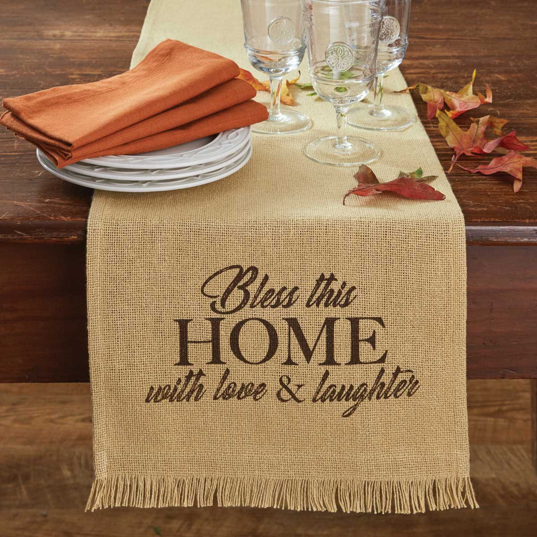 Bless This Home Table Runner