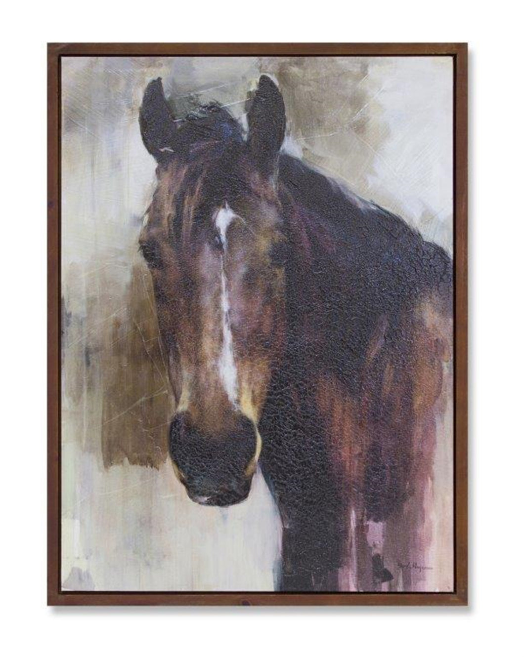 Horse Print Canvas