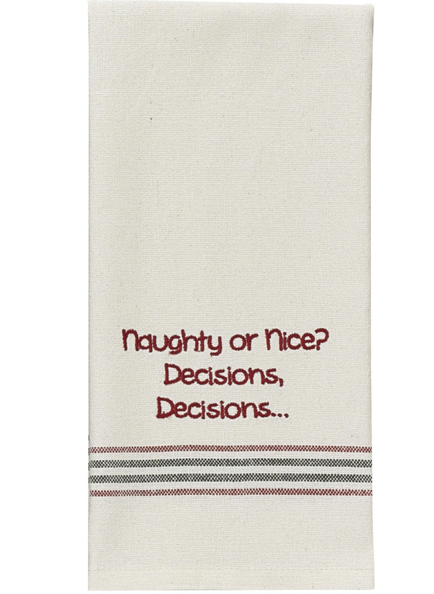 Naughty or Nice Towel