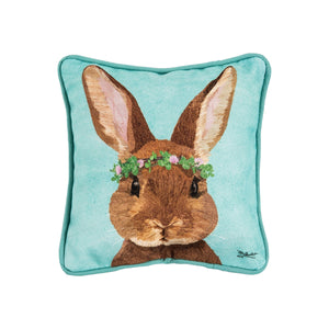 Clover Bunny Pillow