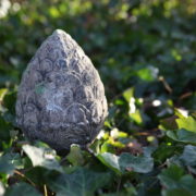 Aged Moss Pinecone Finial